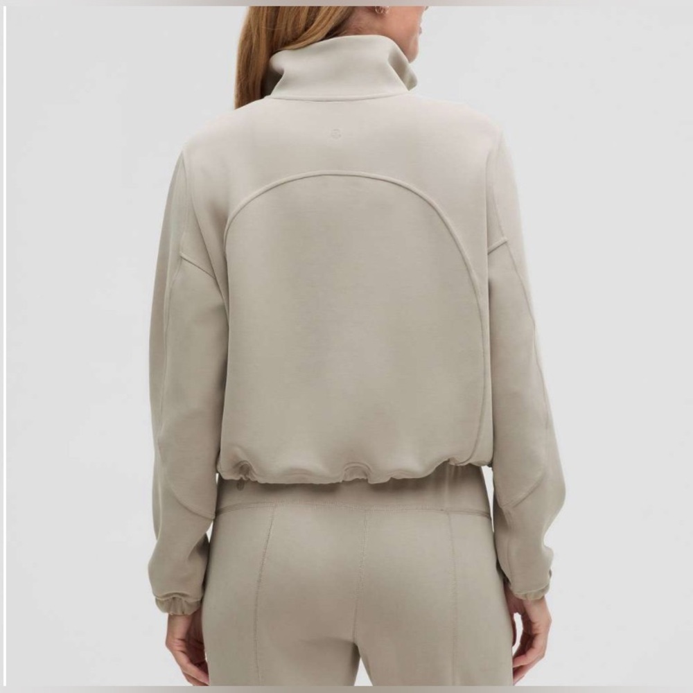 NWOT Lululemon Brushed Softstreme Half Zip - Picture 2 of 9